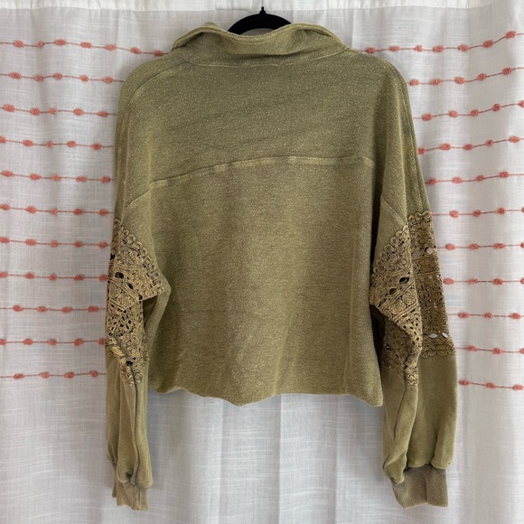 Three Bird Nest Nightbird Washed Lace Pullover Top - NWT! - Picture 3 of 4